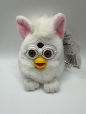 VTG Furby Buddies "Love Hug" Stuffed Plush Bean Bag New With Tags Tiger 1999