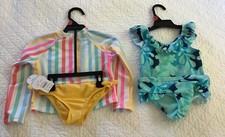 NWT - Wonder Nation Swimsuit 2-Piece  2-Piece Wonder Nation Long-Sleeve Bikini