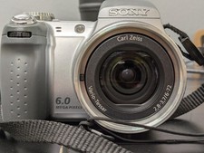 Sony Cyber-shot DSC-H2 12x 6MP GOOD/TESTED with VCL DH1758 Converter