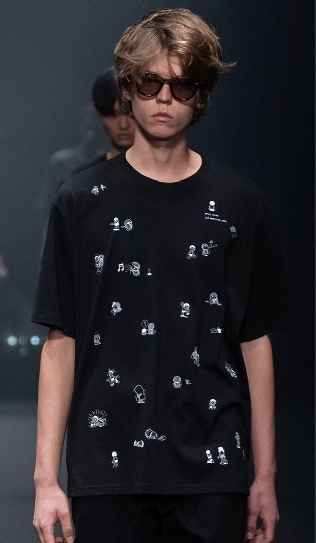 LAD MUSICIAN Doraemon Big T-Shirt All-Over Pattern 44 LAD MUSICIAN Doraemon Big T-Shirt All-Over Pattern 44