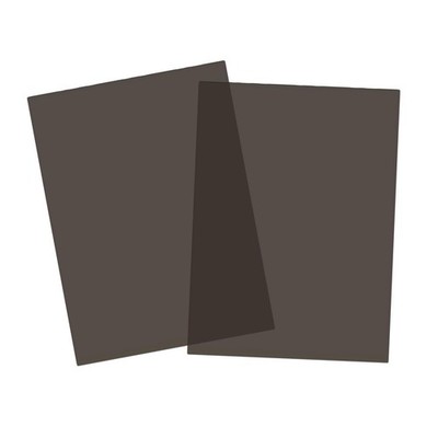 2 Pieces PVC Translucent Sheet Pet Stencil Material Film Sheet Multipurpose DIY
