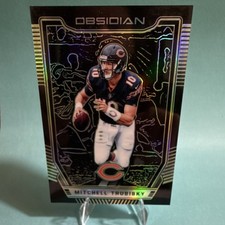 Panini 2018 Obsidian Mitchell Trubisky #73 Electric Etch Yellow /10 Bears
