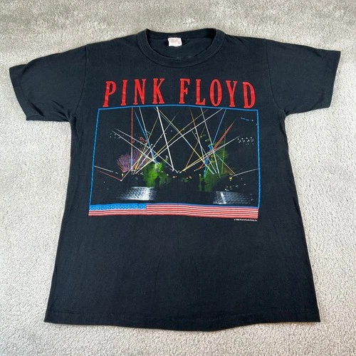 Pink Floyd Concert Tour Band T-Shirt Men's Larg 1980s vintage concert t-shirt, vintage, size L, single stitch, B+ condition