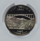 2005-S Washington State Quarter West Virginia CLAD PR69 DCAM CAC CACg *8596 — photo 3