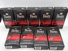 Peet's Coffee Dark Roast Espresso Capsules Crema Scura Intensity 9 - 90 Pods