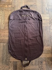 Authentic Gucci Garment Bag Travel Clothes Dress Case Bag 22.5x34  Cotton G01 