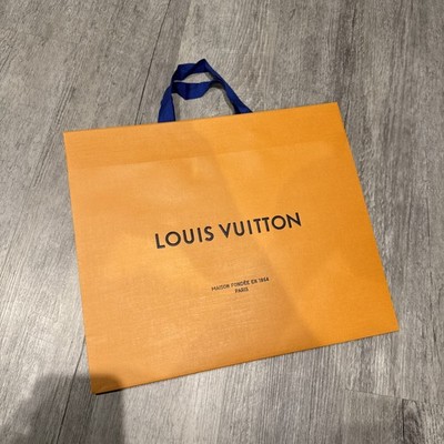 Louis Vuitton leere Papier Geschenktüte Einkaufstasche Tragetasche 40 x 34 x 16 cm