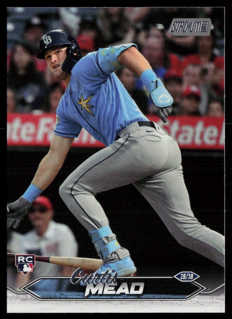 CURTIS MEAD 2024 TOPPS STADIUM CLUB RC TAMPA BAY RAYS #271