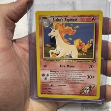 Blaine's Rapidash 33/132 Gym Challenge Uncommon Pokemon TCG 2000 NM Near Mint