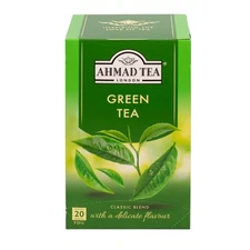 Ahmad Tea Green Tea, Green Tea Pure Teabags, 20 ct (Pack of 1)