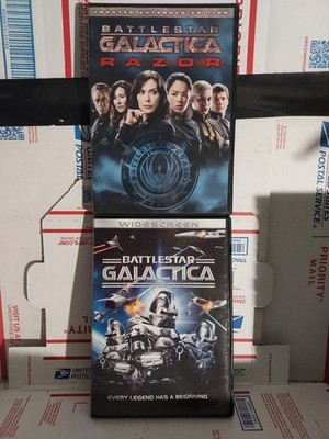 Lot Of 2 Battlestar Galactica & Razor (Widescreen Edition) Dvd Good Used - #194
