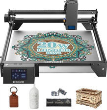 Longer RAY5 130W High Precision Laser Engraving and Cutting, 20W Laser Engraver