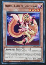 MARTORA GIALLA DELLA LUCELUNARE in Italiano OP28-IT017 Comune YUGIOH
