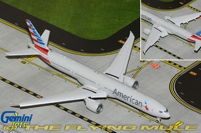 GeminiJets 1:400 777-300ER American Airlines N722AN Flaps Down Configuration