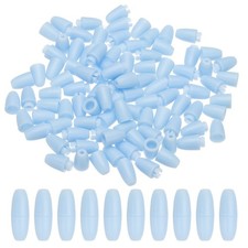 24mm Breakaway Clasps, 100 Set Plastic Bead Barrel Connectors, Blue