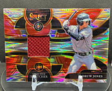 Druw Jones 2024 Panini Select #SSDJ Selective Swatches Flash Prizm RC Patch