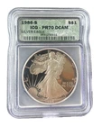 1986-S American Silver Eagle Proof                          DCAM PR70  ICG