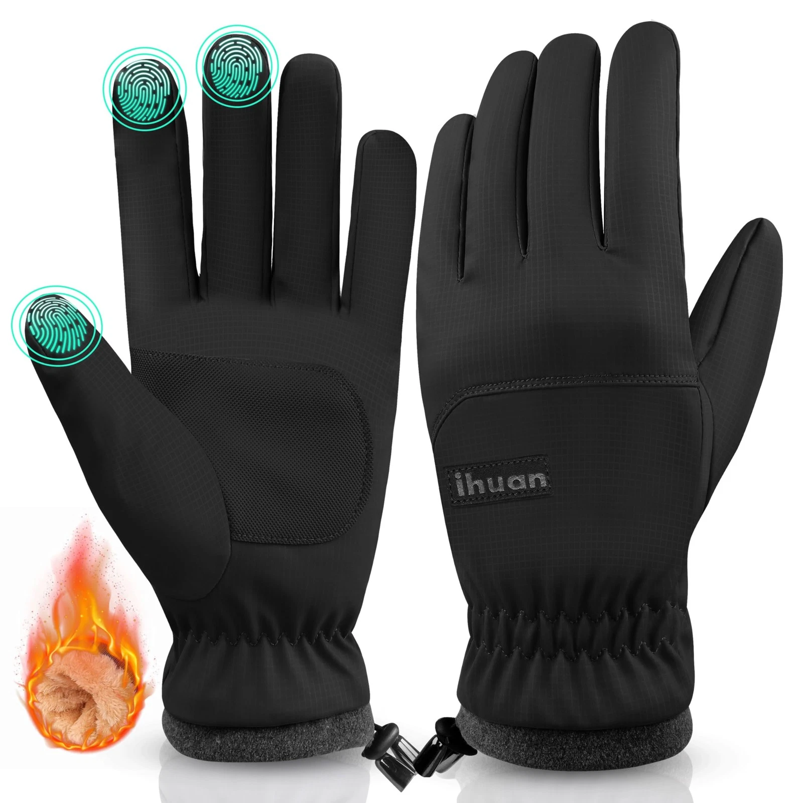 Winter Ski Gloves Waterproof Warm Snow Cycling Driving Running Men Woment