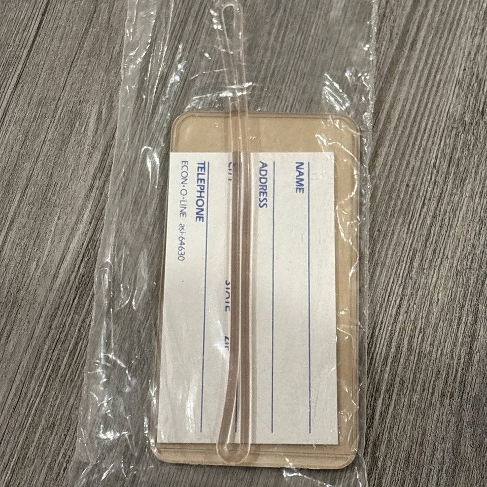 Silicon Graphics SGI Merchandise, Swag, Luggage Tag, Vintage Tag NOS - Image 3 of 4