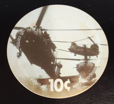 2nd  Print  2C10  10 cents AAFES  Pogs from 2003 printing Very Fine