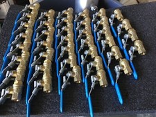 Lot Of 39 New RUB 600 CWP PN40 DN8 1/4” BALL VALVE CAT# CW617N