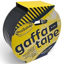 PROSOLVE Heavy Duty Gaffer Tape 50mm x 50m Waterproof Cloth Duct Tape 7 Colours