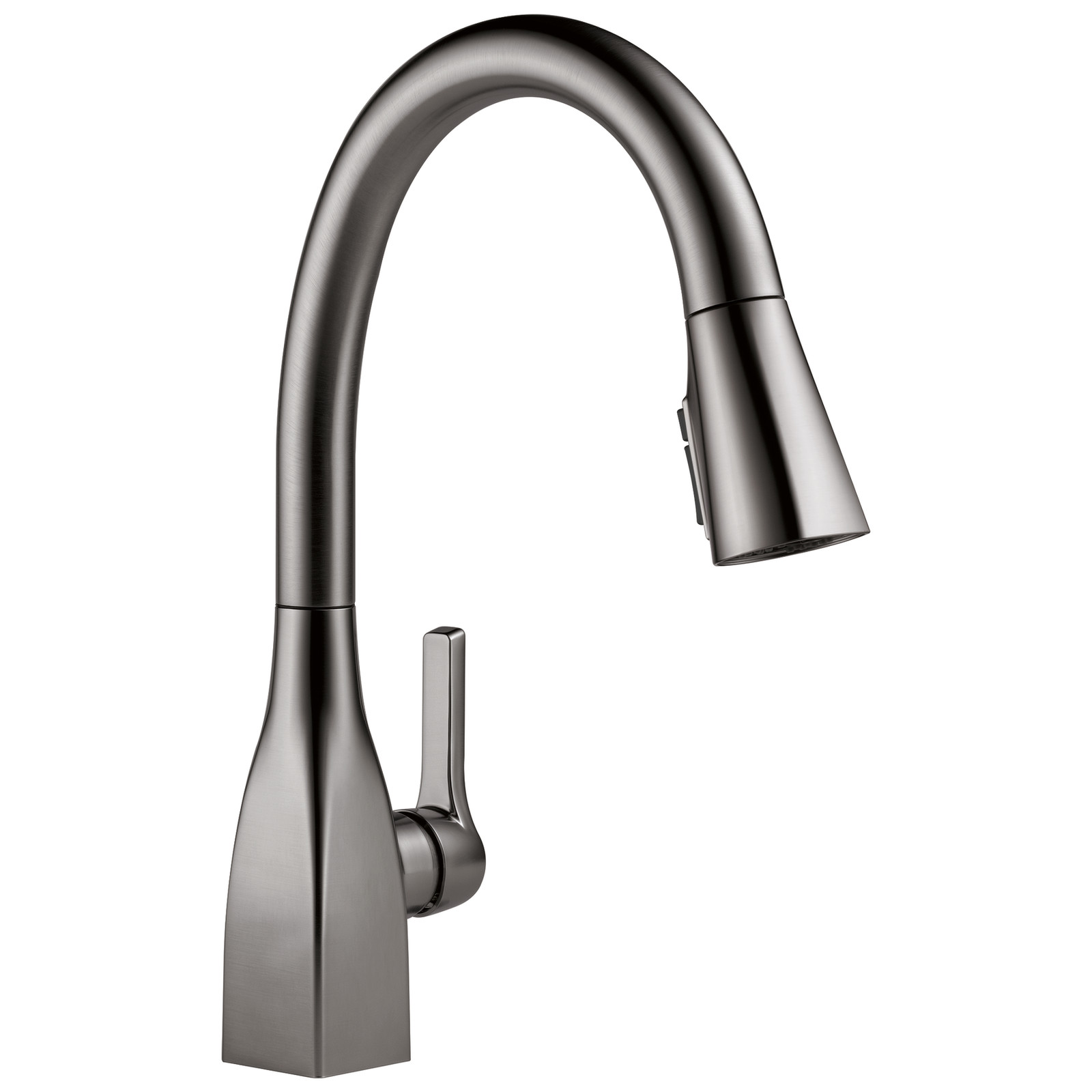 Delta Mateo Pull-Down Kitchen Faucet Black Stainless-Certified Refurbished