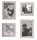 Click & Fix DIY Bilderrahmen 4er Set silber Galerie