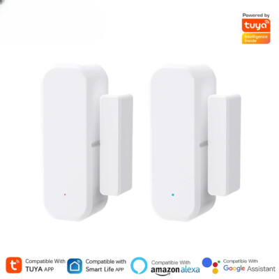 Tuya WiFi/Zigbee Smart Door And Window Sensor Magnetic Security Alarm Smartlife