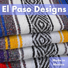 El Paso Designs Mexican Yoga Blankets 2 Blankets Random Color