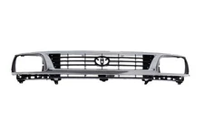 Fit Toyota Tacoma 95-96 Pickup Truck Front Grille Chrome Shell With Black Insert
