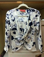 Blusa Mujer Chifón Estampado Floral, Talla Pequeña, Totalmente Nueva