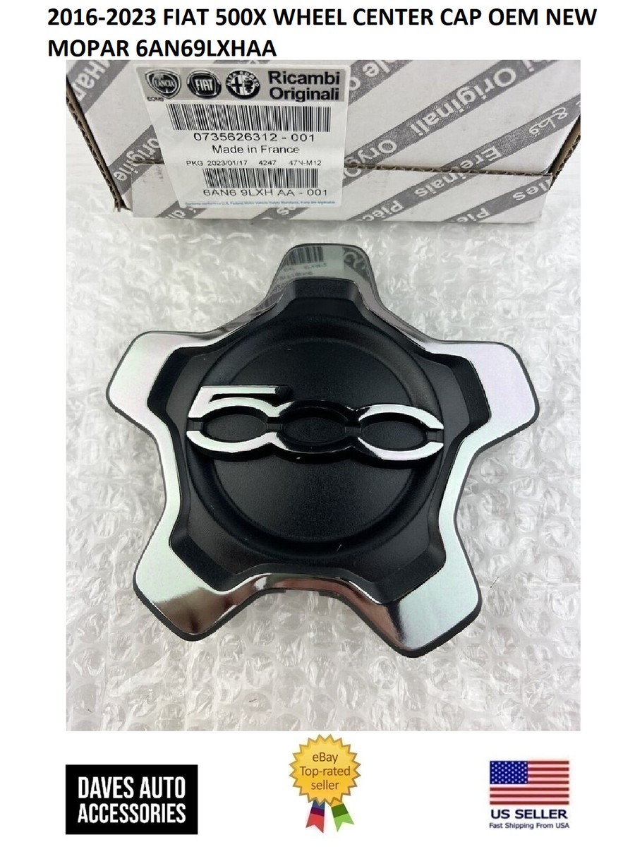 2016-2023 FIAT 500X WHEEL CENTER CAP OEM NEW MOPAR 6AN69LXHAA | eBay