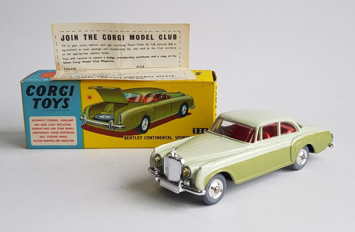 Corgi bentley outlet continental sports saloon