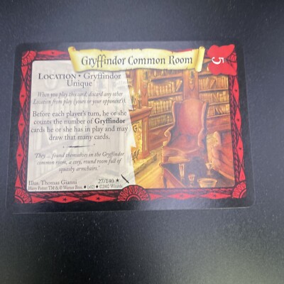 Harry Potter TCG Kammer des Schreckens Gryffindor Common Room 27/140 non holo