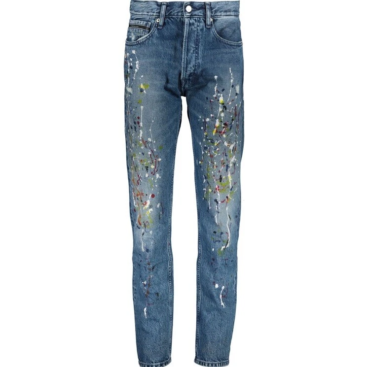 Paint splattered best sale denim