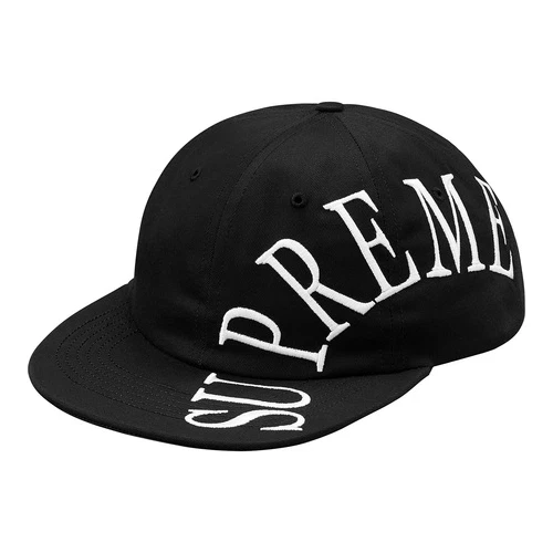 SUPREME SIDE ARC 6 PANNEAUX NOIR OS S/S 2018 100% AUTHENTIQUE