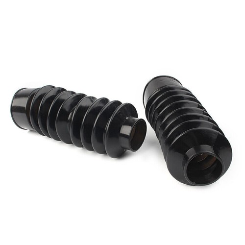 49mm Black Rubber Fork Cover Gaiter Gator Boot For Harley Dyna Wide ...