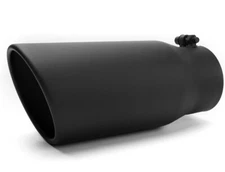 Richeer 4 to 5 inch Exhaust Tip, 4" inlet 5" Outlet 12" Overall Length Stainless