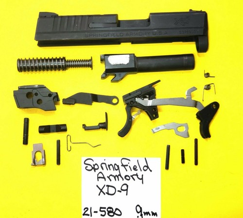 SPRINGFIELD ARMORY XD 9 BLUED GUN PARTS ITEM # 21-580