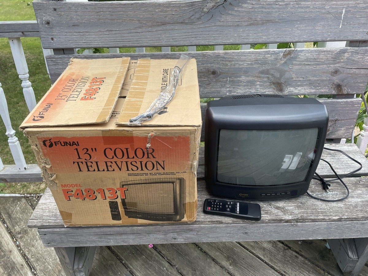 Funai F4813T 13 inch CRT Tube TV | 1998 | Color | Tested Funai F4813T 13 inch CRT Tube TV | 1998 | Color | Tested