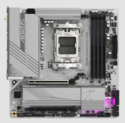 FOR GIGABYTE B650M AORUS ELITE AX ICE AMD Ryzen Micro ATX Gaming Motherboard