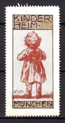 424752/ Reklamemarke   Kinderheim München