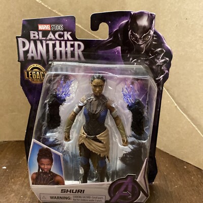 Marvel Black Panther 6-inch Shuri Action Figure - 7 Points Of Articulation With Accessories