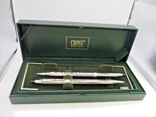 Cross Vintage Century Chrome Ladies Ball Pen and Pencil Set-new in box