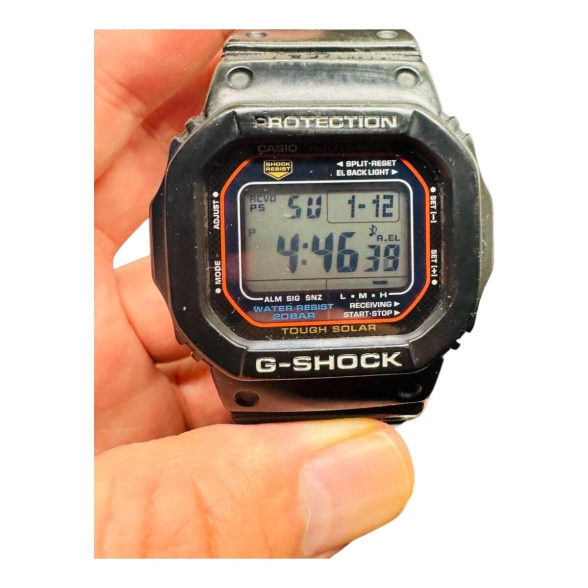 Casio G-Shock GW-M5600 Solar Digital Watch 20BAR Shock Casio G-Shock GW-M5600 Solar Digital Watch 20BAR Shock