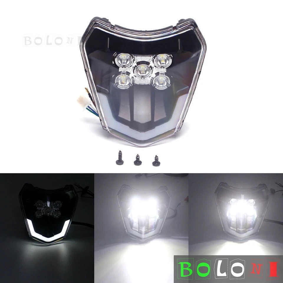 Светодиодная фара головного света Motorcross для KTM XC XCW EX SXF EXC-F Six Days Enduro - Изображение 2 из 4