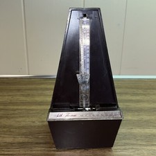 Vintage Seth Thomas Metronome Wind Up Talley Music Timer E500-000 USA Working