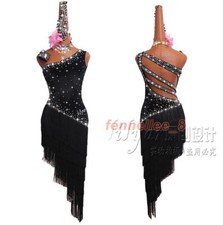 Latin Dance Dress Latin Skirt Competition Dress Performing Dress Practice Skirt