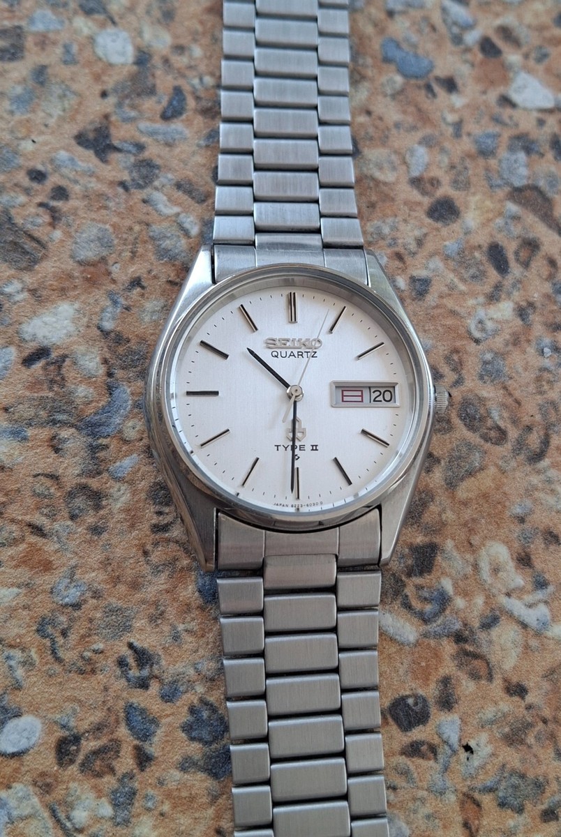 Vintage Seiko Quartz Type II 8223 6030 May 1981 Kanji | eBay